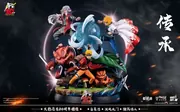 Naruto Shippuuden - Gamabunta - Gamakichi - Jiraiya - Namikaze Minato - Uzumaki Naruto - 1/6 (Krazy Art)