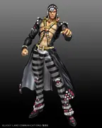 Jojo no Kimyou na Bouken - Ougon no Kaze - Risotto Nero - Super Action Statue - Crystal Limited Edition (Medicos Entertainment)