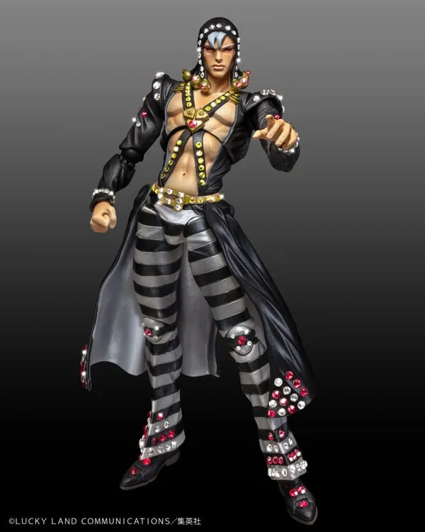 Jojo no Kimyou na Bouken - Ougon no Kaze - Risotto Nero - Super Action Statue - Crystal Limited Edition (Medicos Entertainment)
