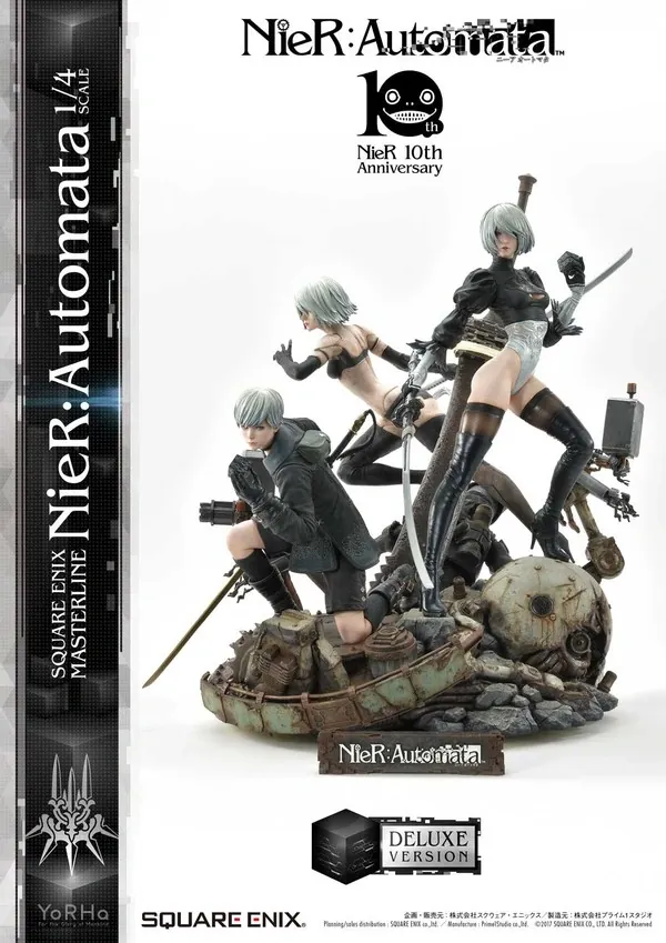 NieR: Automata - Pod 042 - Pod 153 - YoRHa No. 2 Type B - YoRHa No. 9 Type S - YoRHa Type A No.2 - Square Enix Masterline (SEM-01DX) - 1/4 - Deluxe version (Prime 1 Studio, Square Enix)