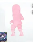 Naruto Shippuuden - Hyuuga Hinata - Naruto Burning Will Series Mini Rubber Figures Vol. 1 - Shippuden - Pink ver. (Kayou)