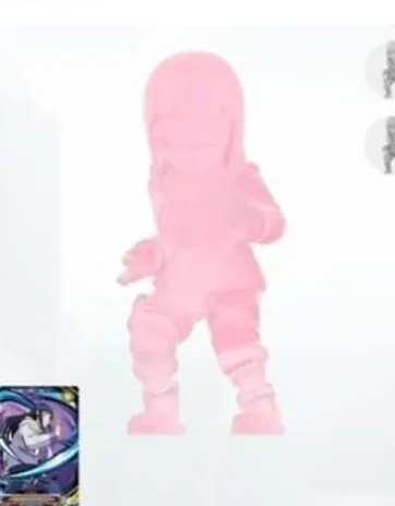 Naruto Shippuuden - Hyuuga Hinata - Naruto Burning Will Series Mini Rubber Figures Vol. 1 - Shippuden - Pink ver. (Kayou)