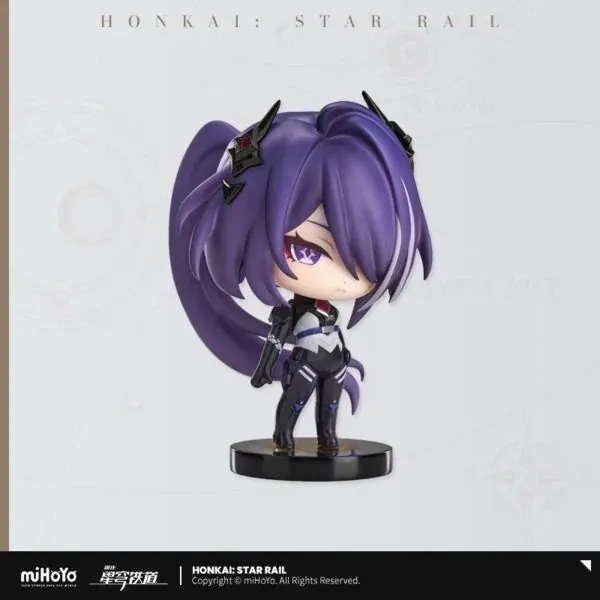 Honkai: Star Rail - Acheron - Honkai: Star Rail Nameless' Guest Medal Q Version Figure - Honkai: Star Rail Nameless' Guest Medal Series (Ribose)