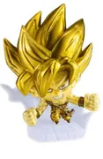 Dragon Ball Z - Son Goku SSJ - Bandai Shokugan - Candy Toy - Dragon Ball Super Senshi Figure 7 - Gold Ver. (Bandai)
