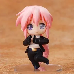 Lucky☆Star - Street Fighter IV - Crimson Viper - Takara Miyuki - Nendoroid Petit - Nendoroid Puchi Lucky☆Star x Street Fighter Set (Good Smile Company)