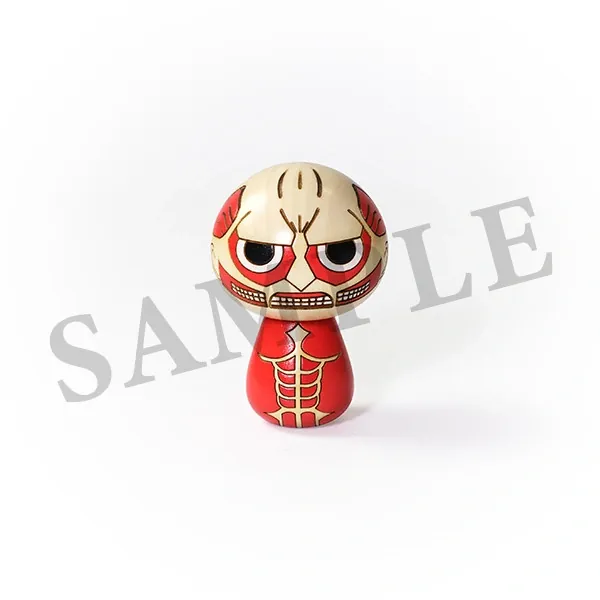 Shingeki no Kyojin - Chou-ougata Kyojin - hexaRide Shingeki no Kyojin Wall Maria Saishuu Dakkan Sakusen Kemono no Kyojin Sen - Kokeshi Doll (Kokeshi Works, Movic)