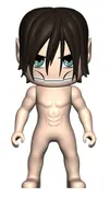 Shingeki no Kyojin - Eren Kyojin - Eren Yeager - Kawaii Titans - Kawaii Titans: Attack on Titan Mini Figures (Titan Merchandise)