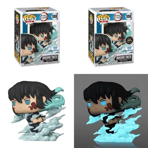 Kimetsu no Yaiba - Tokitou Muichirou - POP! Animation (1858) - Pop! Plus - POP! Vinyl - Chase, Glow in the Dark (Funko Toys)