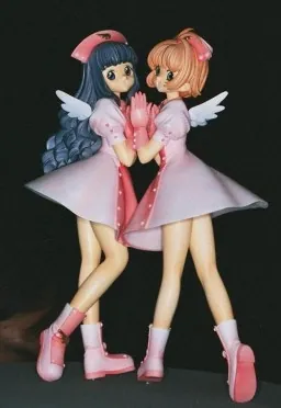 Card Captor Sakura - Daidouji Tomoyo - Kinomoto Sakura - Nurse Ver. (T's System)