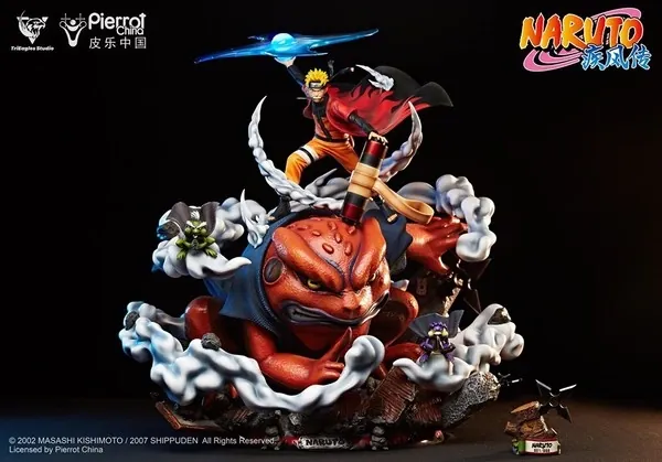 Naruto Shippuuden - Fukasaku - Gamakichi - Shima - Uzumaki Naruto - 666 worldwide - 1/6 (TriEagles Studio)
