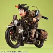 Dragon Ball Z - Son Goku - Desktop Real McCoy EX - Army ver. w/ bike (MegaHouse)