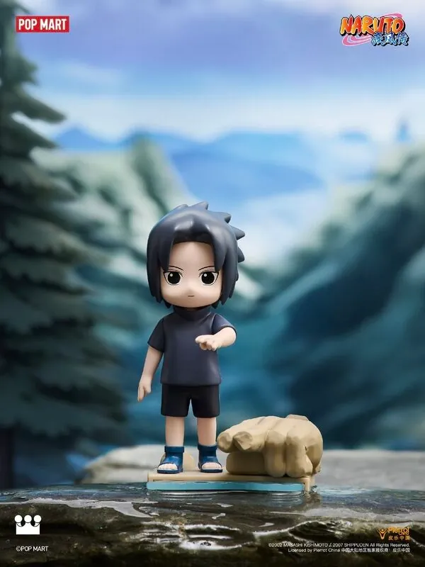 Naruto Shippuuden - Uchiha Sasuke - Naruto Shippudden Childhood Series Blind Box Figures - Unison Sign, Secret, A (Pop Mart)