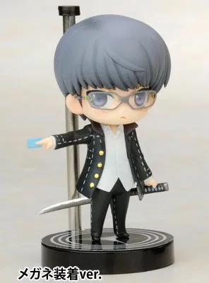 Persona 4 - Shujinkou - One Coin Grande Figure Collection - Persona 4 One Coin Grande - Glasses ver. (Kotobukiya)