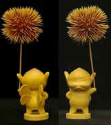 Berserk - Puck - Kuri Puck: Angry - Wooden Figurine (Art of War)