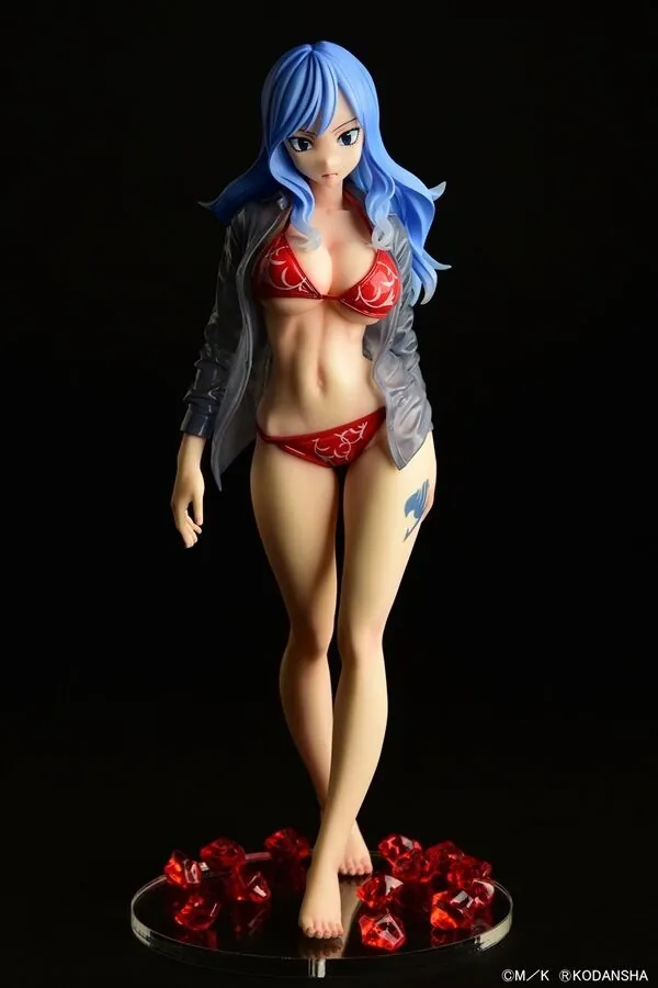 Fairy Tail - Juvia Lockser - 1/6 - Gravure_Style, Sheer Wet Shirt SP, Red Bikini!! (Orca Toys)
