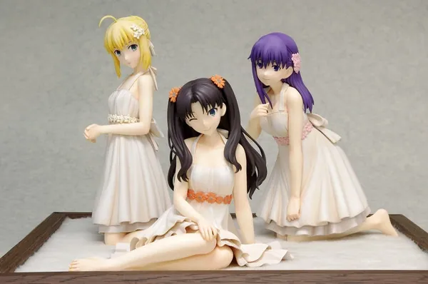 Fate/Stay Night Unlimited Blade Works - Altria Pendragon - Matou Sakura - Tohsaka Rin - Dream Tech - 1/8 - Onepiece Style, Premium set (Wave)