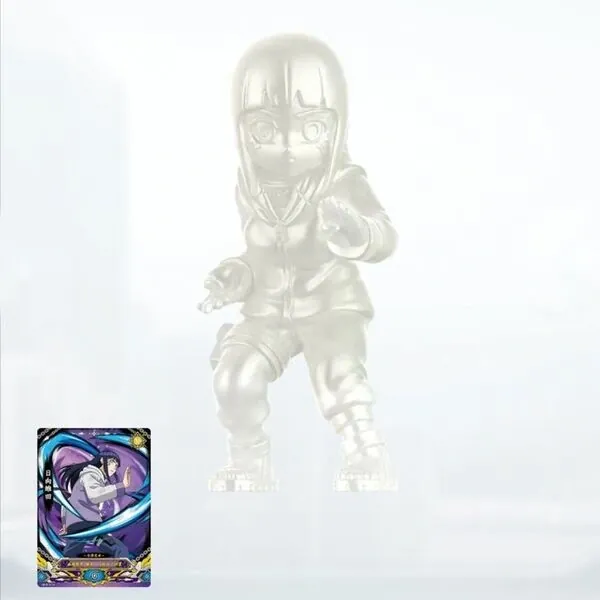 Naruto Shippuuden - Hyuuga Hinata - Naruto Burning Will Series Mini Rubber Figures Vol. 1 - Shippuden - Silver ver. (Kayou)