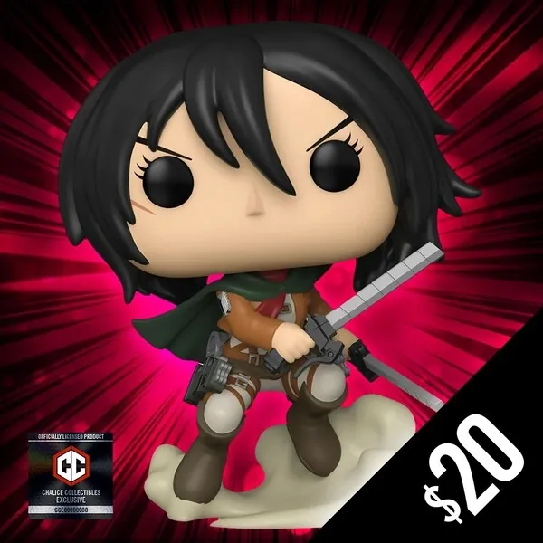 Shingeki no Kyojin - Mikasa Ackerman - POP! Animation (1172) - POP! Vinyl (Funko Toys)