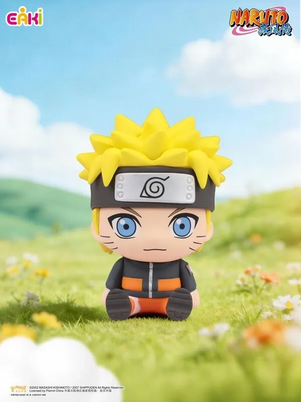 Naruto Shippuuden - Uzumaki Naruto - Naruto Shippuden Snuggle Sitting Series Blind Box Figure (Eaki)