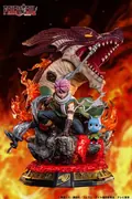Fairy Tail - Happy - Igneel - Natsu Dragneel - 1/8 - Middle Size (A-Toys, JADE Toys Studio)