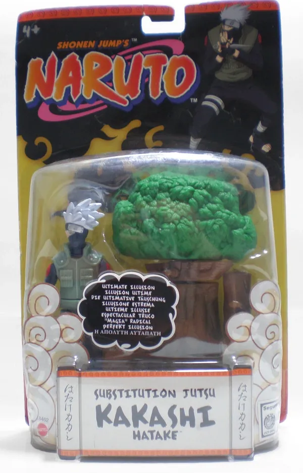 Naruto - Hatake Kakashi - Substitution Jutsu (Mattel)