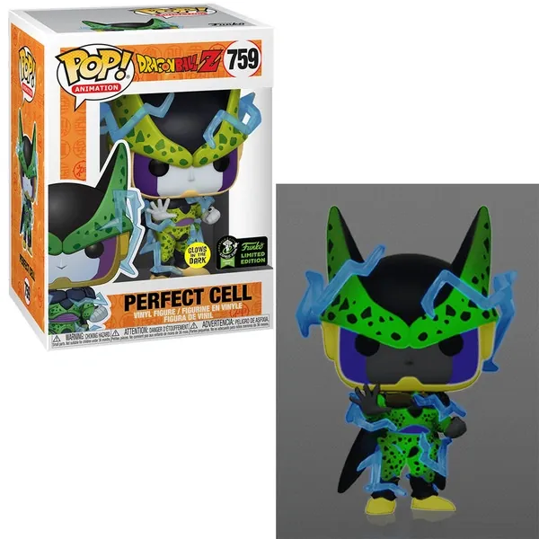 Dragon Ball Z - Perfect Cell - POP! Animation (759) - POP! Vinyl (45925) - Glows in the Dark (Funko Toys)